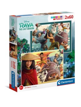 Puzzle 2x60el. Raya i Ostatni Smok | Clementoni