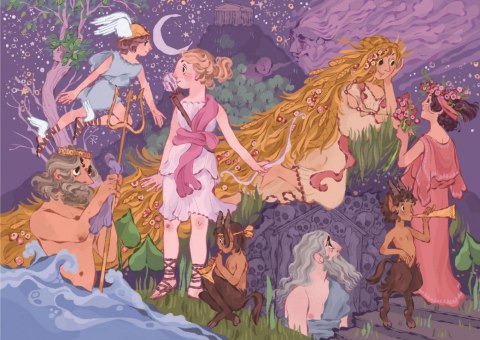 Puzzle 2 X 60el. Super Kolor Olympian Gods | Clementoni