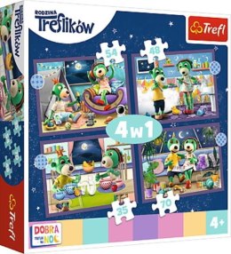 Puzzle 4w1 Trefliki przed snem | Trefl