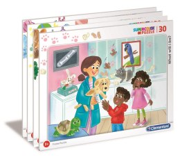 Puzzle Ramkowe 30el. Kim będę? | Clementoni