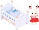 Sylvanian Families | Łóżko dziecięce z dzieckiem Królików z Czekoladowymi Uszkami 5017