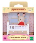 Sylvanian Families | Łóżko dziecięce z dzieckiem Królików z Czekoladowymi Uszkami 5017
