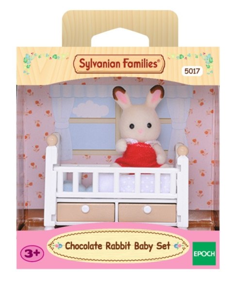 Sylvanian Families | Łóżko dziecięce z dzieckiem Królików z Czekoladowymi Uszkami 5017