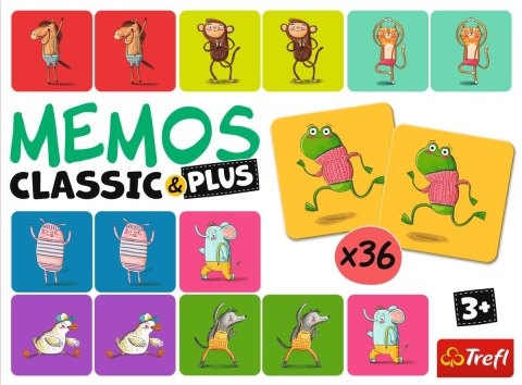Gra Memos classic&plus - Ruch i dźwięk | Trefl