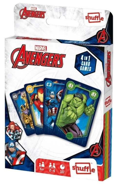 Gra karciana Avengers 4w1 | Shuffle