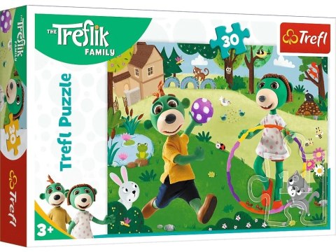 Puzzle 30el. Rodzina Treflików Aktywny Dzień | Trefl