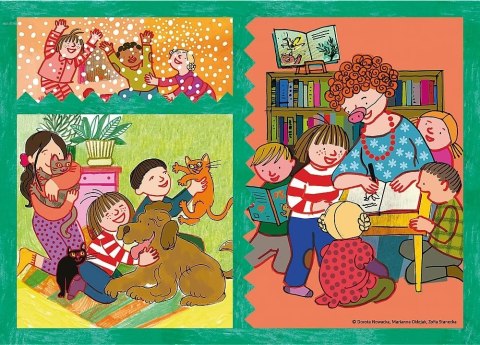 Puzzle 4w1 Przygody Basi | Trefl