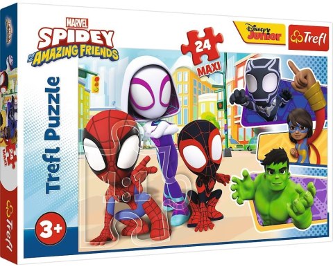 Puzzle maxi 24el. Spidey i przyjaciele | Trefl