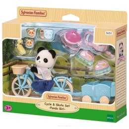 Sylvanian Families - Wycieczka rowerowa misia Pandy zestaw z figurką