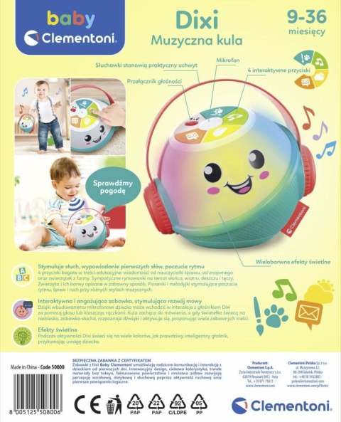 Dixi Muzyczna Kula | Baby Clementoni