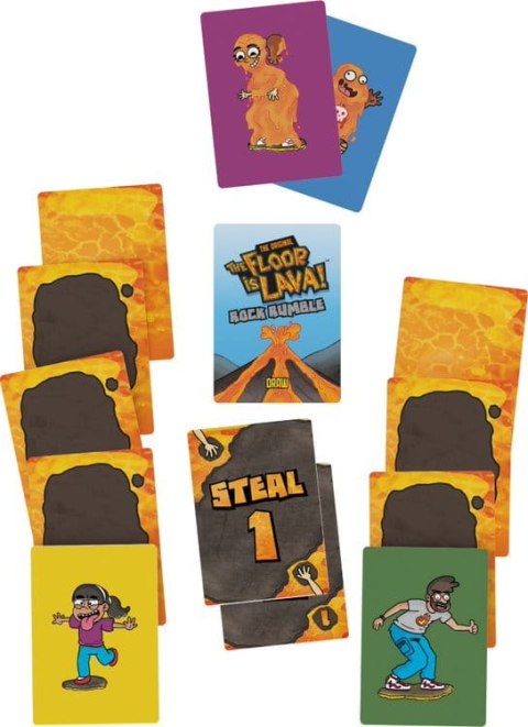Gra Podłoga to Lawa Rock Rumble Card | Goliath Games