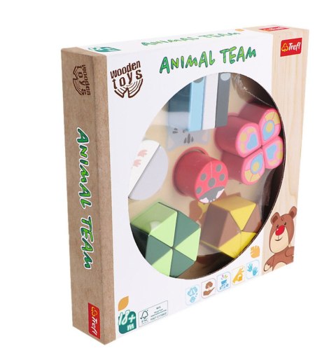 Zabawka drewniana - Animal team | Trefl