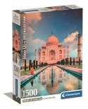 Clementoni: Puzzle 1500el. Compact HQ - Taj Mahal