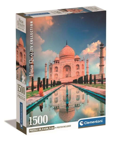 Clementoni: Puzzle 1500el. Compact HQ - Taj Mahal