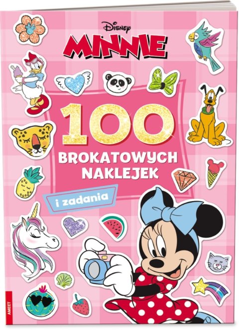 Ameet: DISNEY - Myszka Minnie. 100 Brokatowych Naklejek