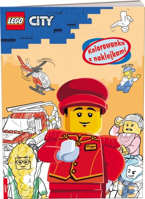 Ameet: LEGO City - Kolorowanka Z Naklejkami