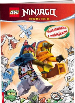Ameet: LEGO Ninjago - Kolorowanka Z Naklejkami