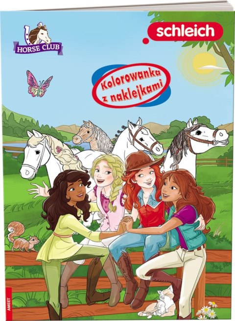 Ameet: SCHLEICH Horse Club - Kolorowanka z naklejkami