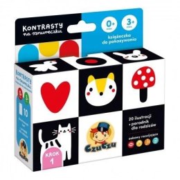 CzuCzu: Kontrasty na sznureczku 0m+ 3m+. Książeczka do pokazywania