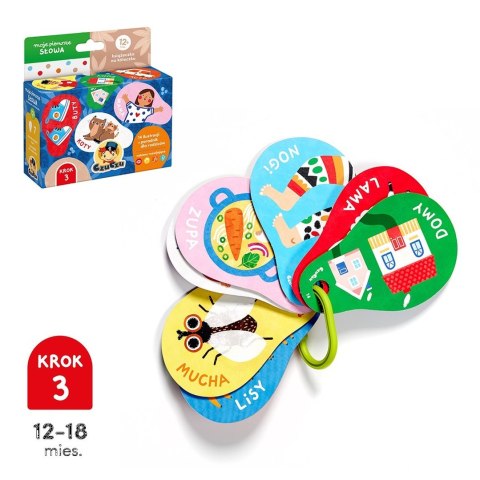 Czuczu: Moje pierwsze słowa 12m+. Książeczka na kółeczku
