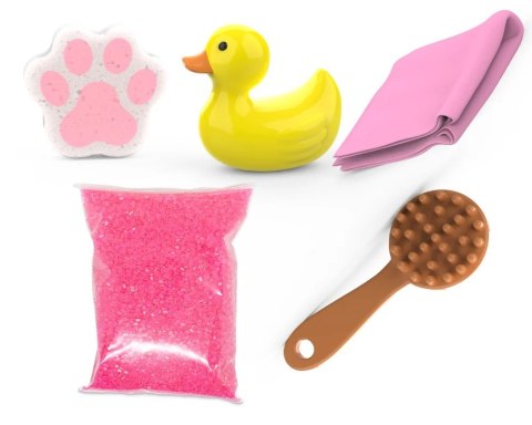 Zestaw Łazienka : piesek + błoto + 5 akcesoriów, 9 ass. | Brudaski w Kąpieli