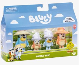 Bluey - Figurki 4Pak Rodzinna Wycieczka