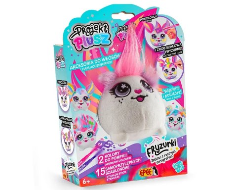 Projekt Plusz Fryzurki - Zestaw z ręcznym aerografem: Różyczka