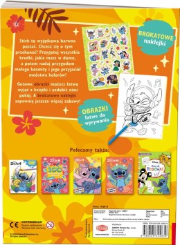 Ameet: DISNEY STICH - Megakolorowanka. Brokatowe Naklejki