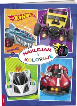 Ameet: HOT WHEELS - Naklejam I Koloruję