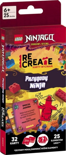 Ameet: LEGO Books - Recreate. Karty Wyzwań: Przygody Ninja