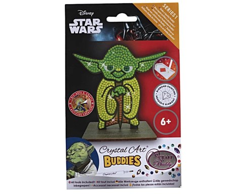 Crystal Art Buddies - Mozaika diamentowa 2D - Yoda