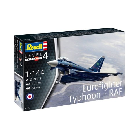 Revell - Samolot 1:144 Eurofighter Typhoon - Raf