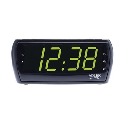 Adler | AD 1121 | Alarmclock Radio | Black | Alarm function