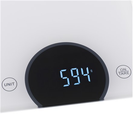 Adler | Waga kuchenna | AD 3173w | Maksymalna waga (udźwig) 10 kg | Podziałka 1 g | Typ wyświetlacza LED | Biały