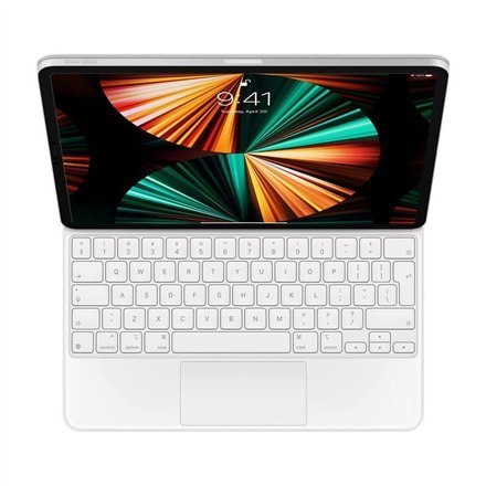 Apple | Biały | iPad | Magic Keyboard dla Apple 12,9-calowego iPada Pro (3. - 6. gen.) INT | Kompaktowa klawiatura | Bezprzewodo