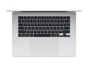 Apple | MacBook Air | Srebrny | 15,3 " | IPS | 2880 x 1864 | Apple M2 | 8 GB | SSD 256 GB | Apple M2 10-rdzeniowy GPU | Bez ODD