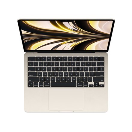 Apple | MacBook Air | Starlight | 13,6 " | IPS | 2560 x 1664 | Apple M2 | 8 GB | SSD 512 GB | Apple M2 10-rdzeniowy GPU | GB | B