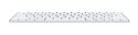 Apple | Magic Keyboard | MK2A3Z/A | Compact Keyboard | Wireless | EN | Bluetooth | Silver/ White | 239 g