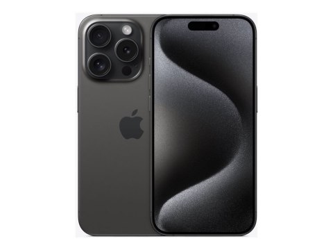 Apple | iPhone 15 Pro | Czarny tytan | 6.1 " | Wyświetlacz Super Retina XDR z ProMotion | 2556 x 1179 pikseli | Apple | A17 Pro