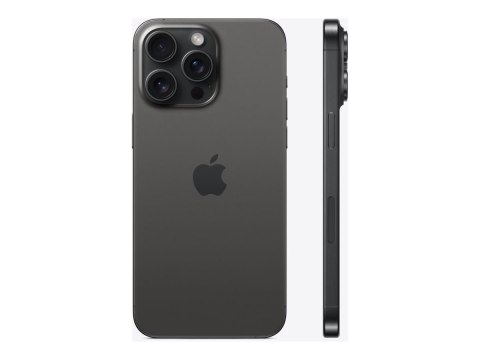 Apple | iPhone 15 Pro Max | Czarny tytan | 6,7 " | Super Retina XDR | 1290 x 2796 pikseli | Apple | A17 Pro | Wewnętrzna pamięć