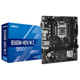 ASRock | B560M-HDV R3.0 | Rodzina procesorów Intel | Gniazdo procesora LGA1200 | DDR4 DIMM | Gniazda pamięci 2 | Obsługiwane int