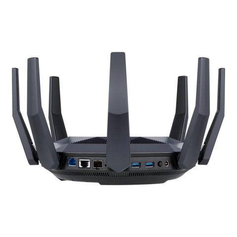 Asus | AX6000 Dual Band Router | RT-AX89X | 802.11ax | 4804+1300 Mbit/s | 10/100/1000 Mbit/s | Porty Ethernet LAN (RJ-45) 8 | Ob