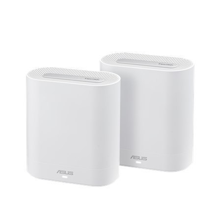 Asus | System Mesh Biznesowy na trzy pasma Wifi 6 802.11ax | EBM68 (2 szt.) | 802.11ax | 4804 Mbit/s | 10/100/1000 Mbit/s | 3 po