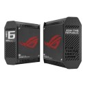 Asus | System Mesh Gaming Gigabit Tri-band Wifi 6 802.11ax | GT6 ROG Rapture (2-Pack) | 802.11ax | 574+4804+4804 Mbit/s | 10/100