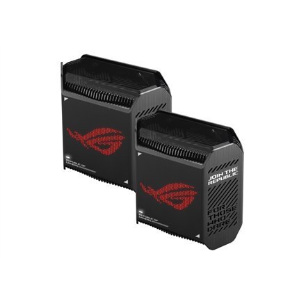 Asus | System Mesh Gaming Gigabit Tri-band Wifi 6 802.11ax | GT6 ROG Rapture (2-Pack) | 802.11ax | 574+4804+4804 Mbit/s | 10/100