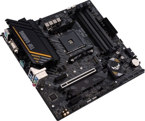Asus | TUF GAMING B550M-E | Processor family AMD | Processor socket AM4 | DDR4 DIMM | Memory slots 4 | Supported hard disk drive