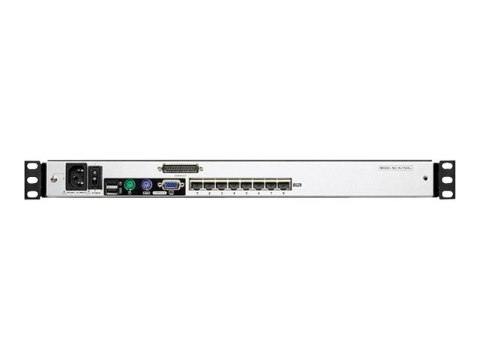 Aten KL1508AN-AXA-AG 8-portowy przełącznik KVM LCD 19" Cat 5 Dual Rail z portem Daisy-Chain | Aten