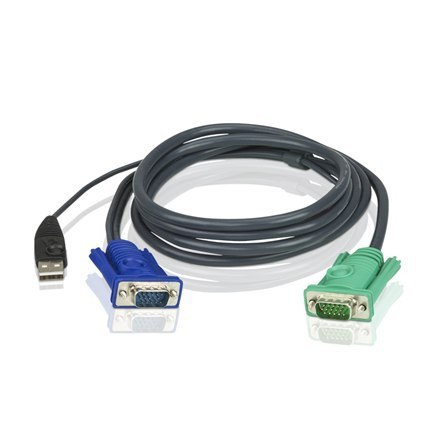 Aten | Kabel KVM USB 1,2 M z 3 w 1 SPHD | 2L-5201U