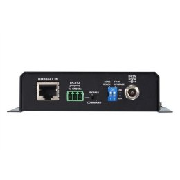 Aten | Odbiornik HDMI HDBaseT z funkcją osłabiania sygnału audio | VE2812R | 1x gniazdo DC (zasilanie), 1x gniazdo RJ-45 żeńskie