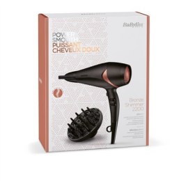 BABYLISS Suszarka do włosów D566E 2200 W Liczba stopni temperatury 2 Funkcja jonizacji Dysza z dyfuzorem Czarny/Brązowy